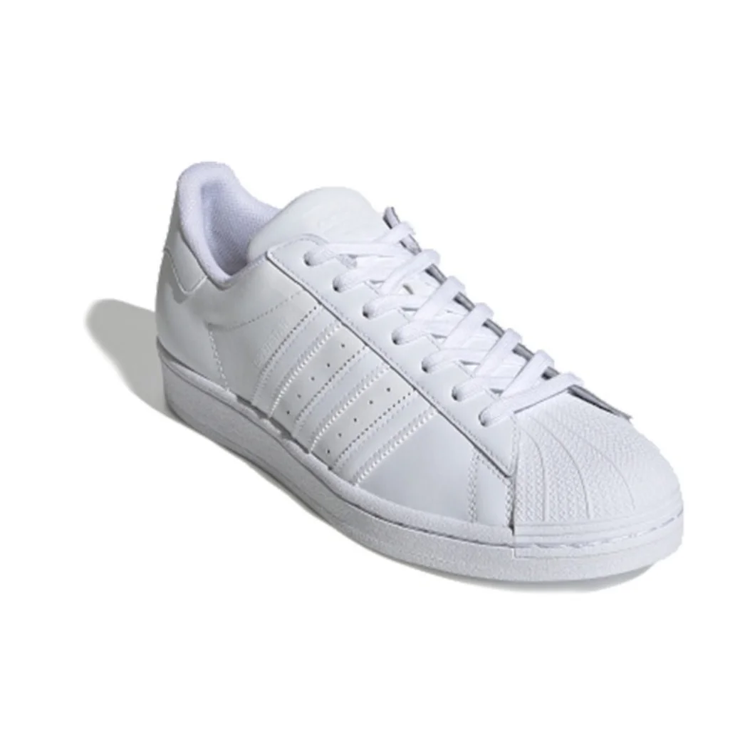 Adidas Pure White SUPERSTAR Original Fashion Trend Low Top Board Shoes Men's and Women's Casual Shoes