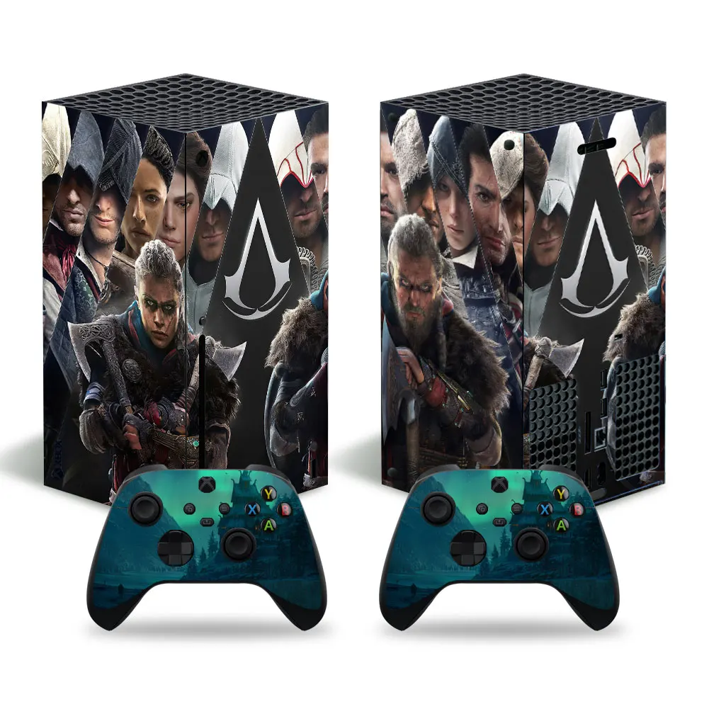 valhalla Fighter Game Xbox series x Skin Sticker Decal Cover XSX skin 1 Console and 2 Controllers Skin Sticker Vinyl XboxseriesX