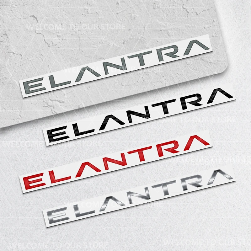 

Auto 3D Metal For ELANTRA N Line TGDI GDI LOGO Emblem Car Trunk Badge Sticker Letters Nameplate Decals Styling Accessories