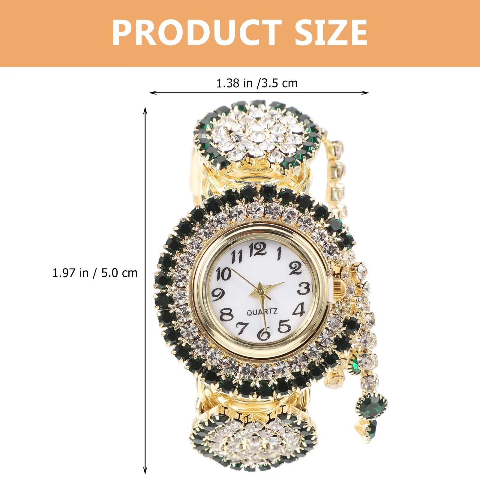 Decorative Women Watch Quartz Movement Delicate Alloy Bracelet Watch Fashionable Elegant Wrist Decor for Office Party Daily Wear