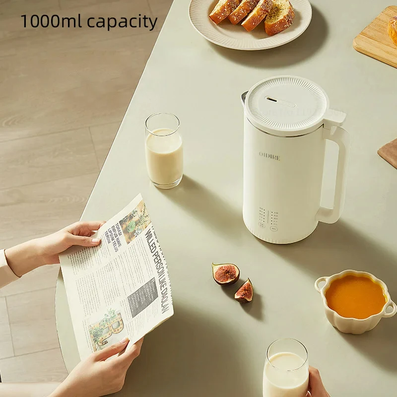 1000ml Soybean Milk Machine Multifunction Juicer Portable Blender Wall Breaking Machine Automatic Heat Home Soy Milk Maker 220V