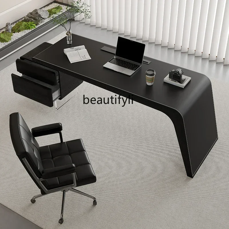 

smt7486 new Italian minimalist desk designer home living room study desk light luxury computer desk ss 7486 ss 7486