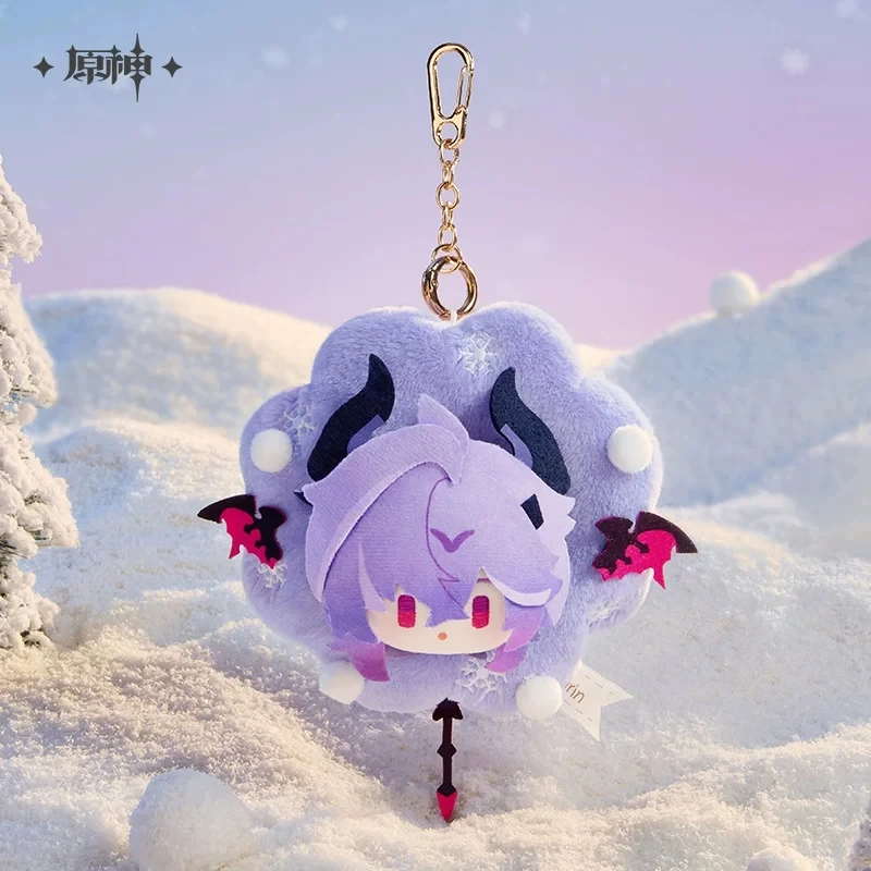 Official Genshin Impact Licensed Anime “Leisurely Winter” Series Character Merchandise  Lohen/Tartaglia Keychain Gift