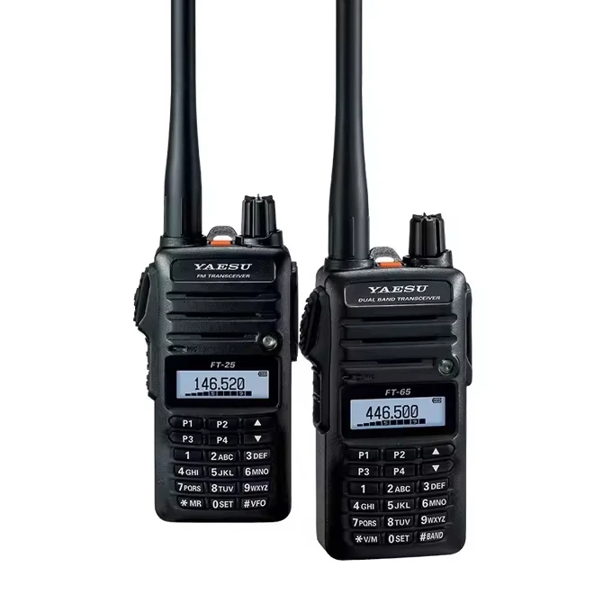 Handheld Transceiver Yaesu Portable Radio FT-25R VHF 5W 2 Meter Mono Band FM