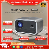 Light Unicorn X9 PRO Full Hd 1080P 4K Projector Android Wifi6 Mini Portable Native 1920✖1080P Video HDR Home Theater TV Beam