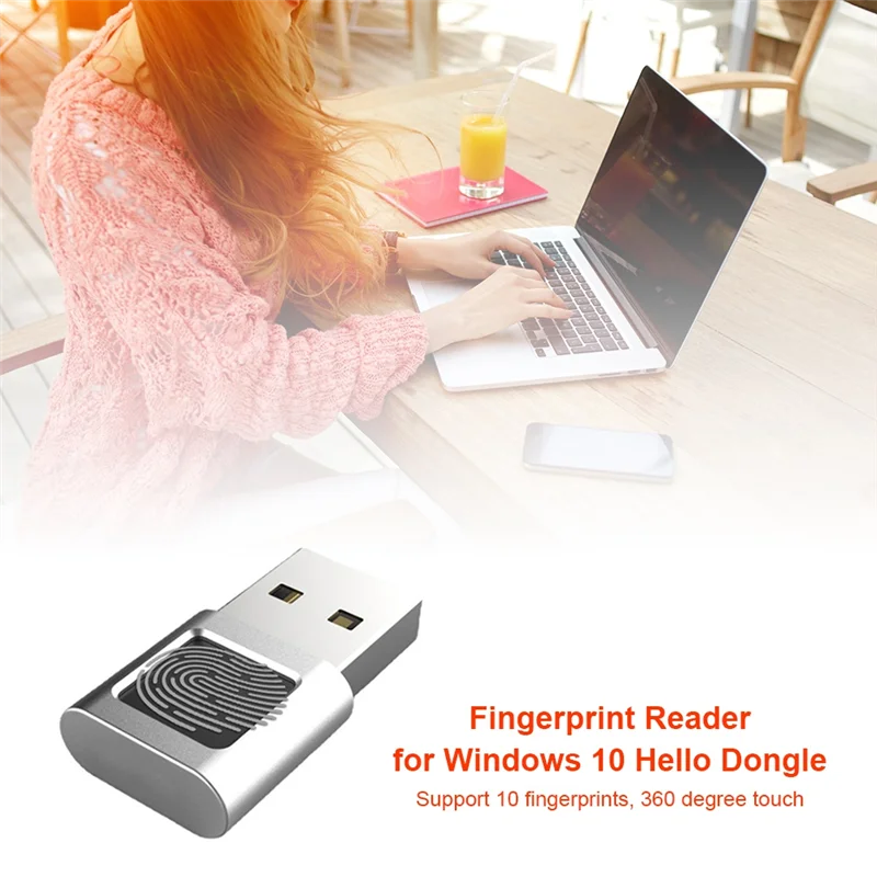 

A69Z Mini Fingerprint Reader Module Device Biometric Scanner For Windows 10 Laptops PC Security Key USB Interface