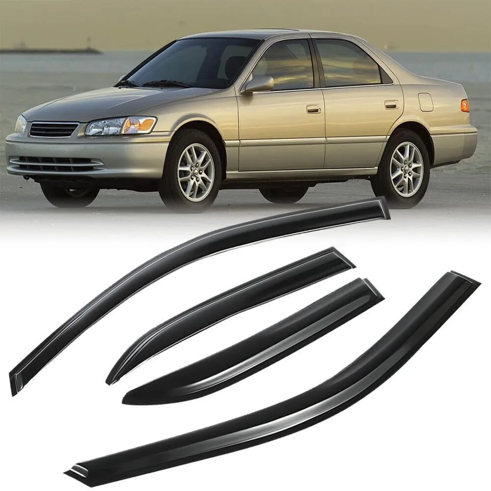 

Дефлекторы окон (ветровики) для Toyota Camry Sedan 1998-2001 годов выпуска, защита от солнца и дождя