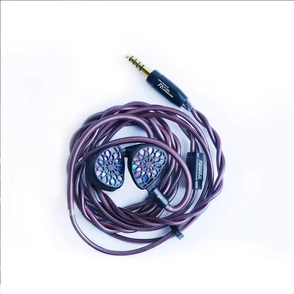 طلب مسبق TANGZU Zetian Wu Legend سماعات أذن مزدوجة مستو داخل الأذن Hifi مع تصميم كابل قابل للفصل 0.78 مم