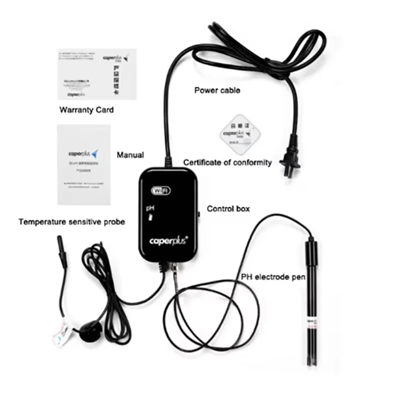 

110-240 В Caperplus аквариум Q2 PH температура TDS 3 в 1 интеллектуальный монитор детектор WIFI приложение PH цифровой монитор аквариумы