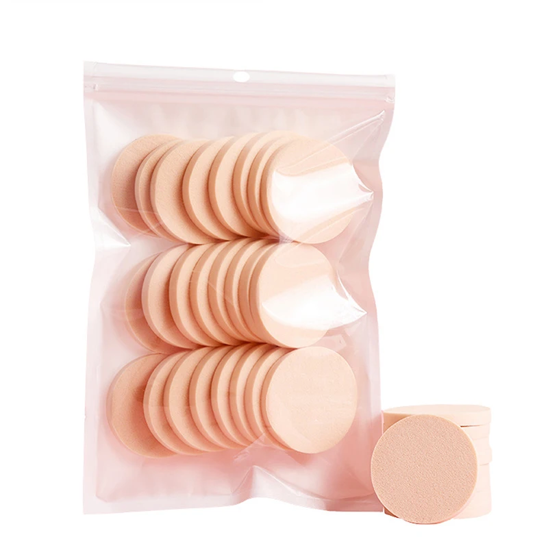12/24/60 szt Puff kosmetyczny do makijażu Super miękki Puff na mokro i sucho Podwójnego zastosowania BB CC Cream Contour Facial Makeup Sponge Travel Beauty Tool