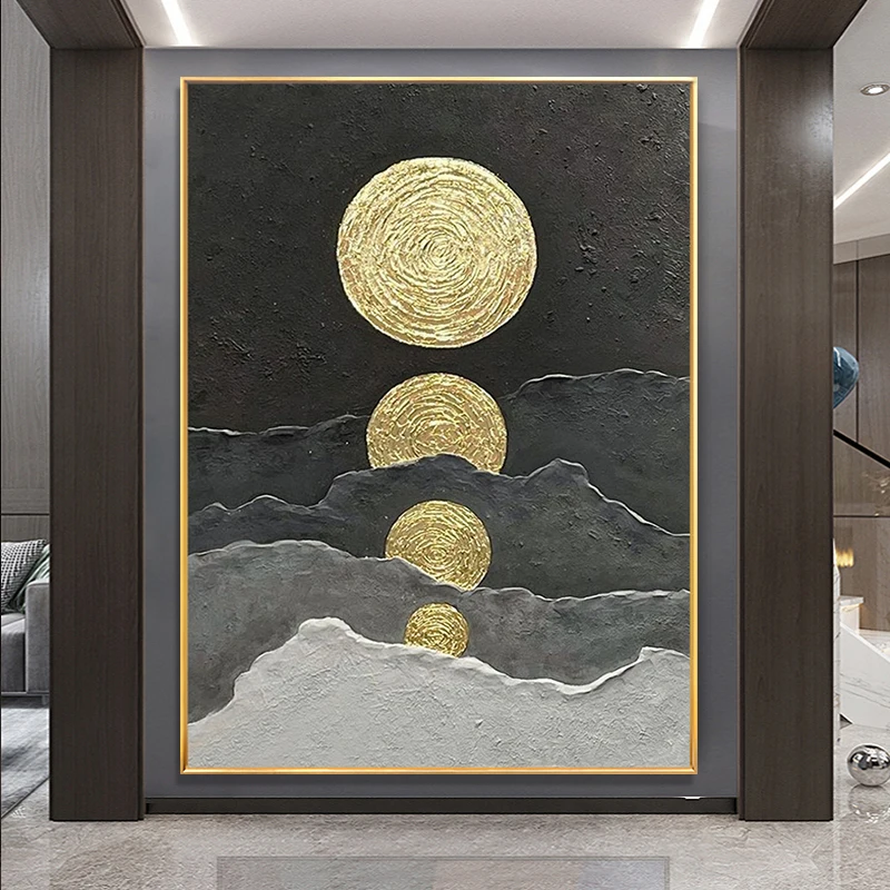 

Hand-painted Palette Knife 3D Oil Painting Art Showpiece Decoration On Canvas Contemporary Wall Picture Hot Selling Artwork