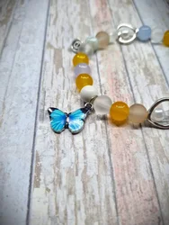 Life Is Strange Inspired Bracelet, Elasticated, Glass Beads, Metal Charms