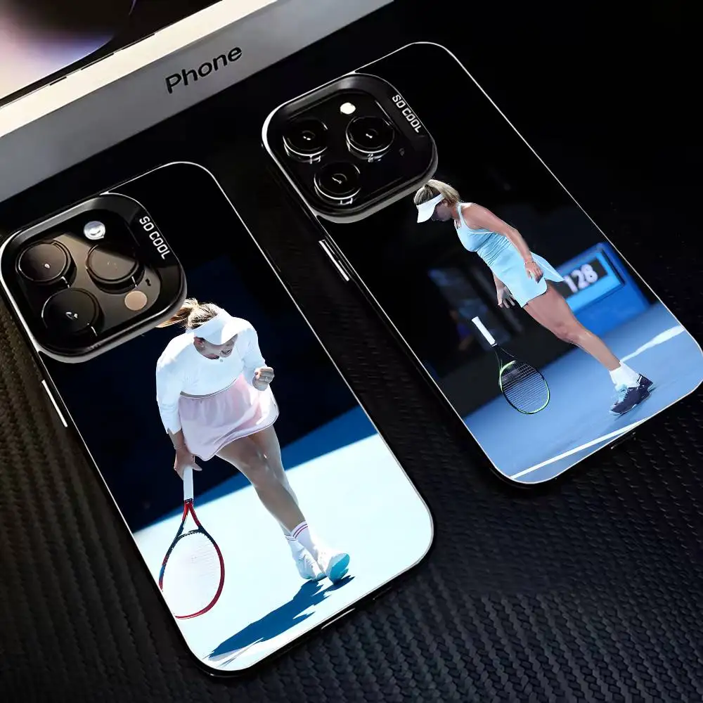 

tennis Coco Vandeweghe Phone Case For iPhone 16,15,14,13,12,11,Mini,Pro,MAX Black Matte Shockproof Cover