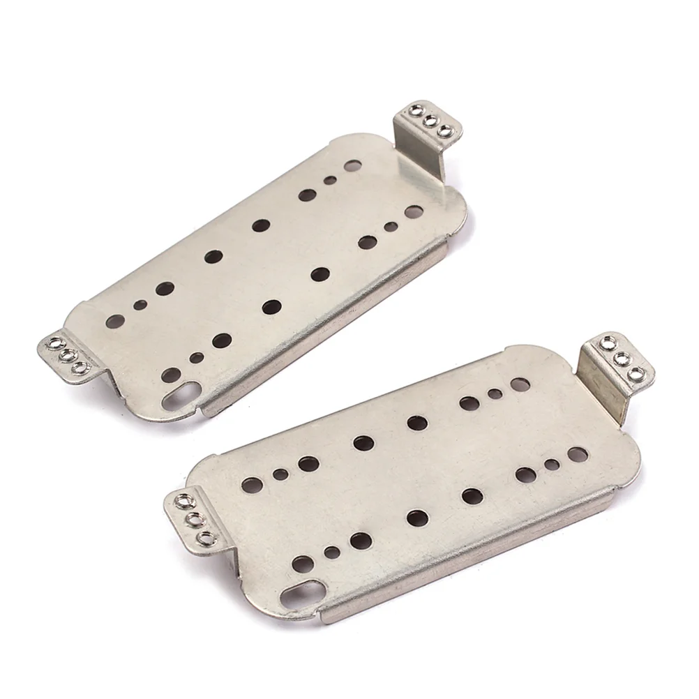 

2 PCS Flower Pickup Sturdy Guitar Parts Vintage Bridge Plate Base Humbucker Cover Pickups Neck Bridges