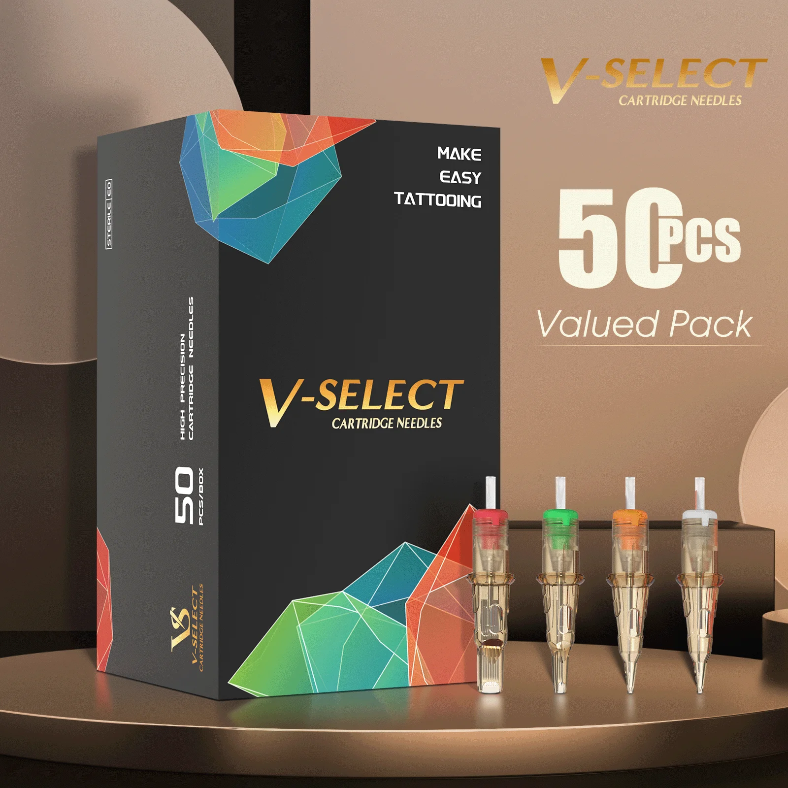 50 шт. смешанные размеры EZ V-Select наборы игл для татуировки RL RS M1 CM одноразовые иглы для татуировки наборы для вращающейся ручки для татуировки