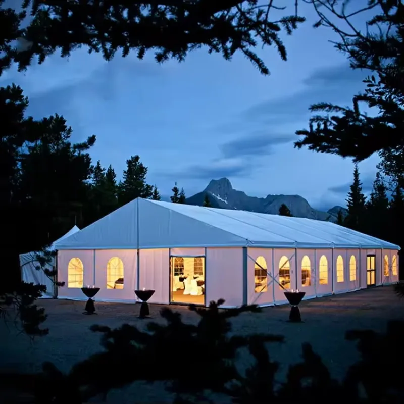 

Outdoor Heavy Duty 20x20 40x20 Large White Wedding Event Party Terrace Tent 40x20 20x40 Wedding Event Pie