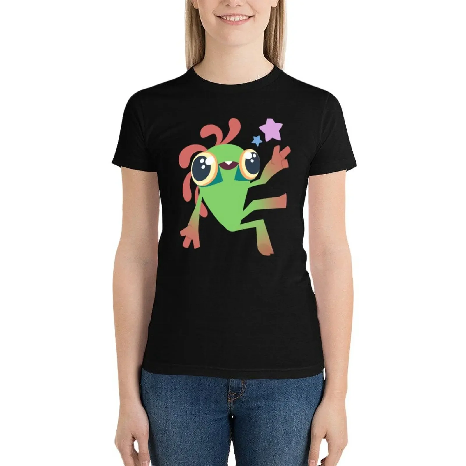 Murloc T-Shirt Tops Dierenprint Shirt Voor Meisjes Esthetische Kleding T-Shirts Voor Vrouwen Grafische T-Shirts