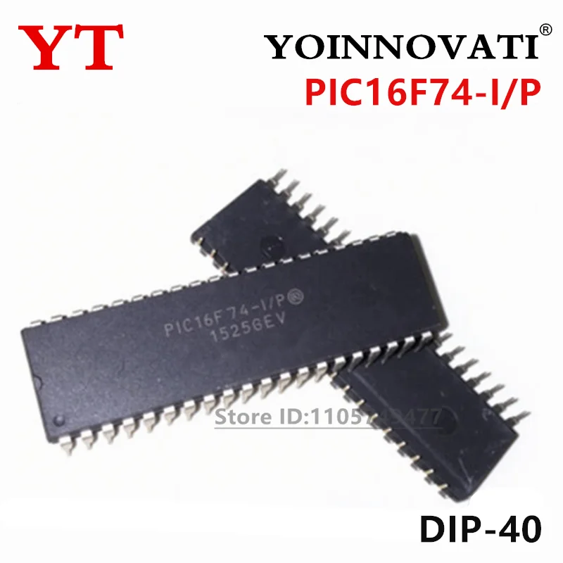 5-100Pcs PIC16F74 PIC16F74-I P 8-bit microcontroller  DIP-40 IC