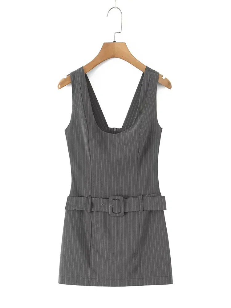 

Цельное бикини в полоску в американском стиле ретро, брюки с высокой талией, женская летняя сексуальная повседневная одежда, уличная одежда