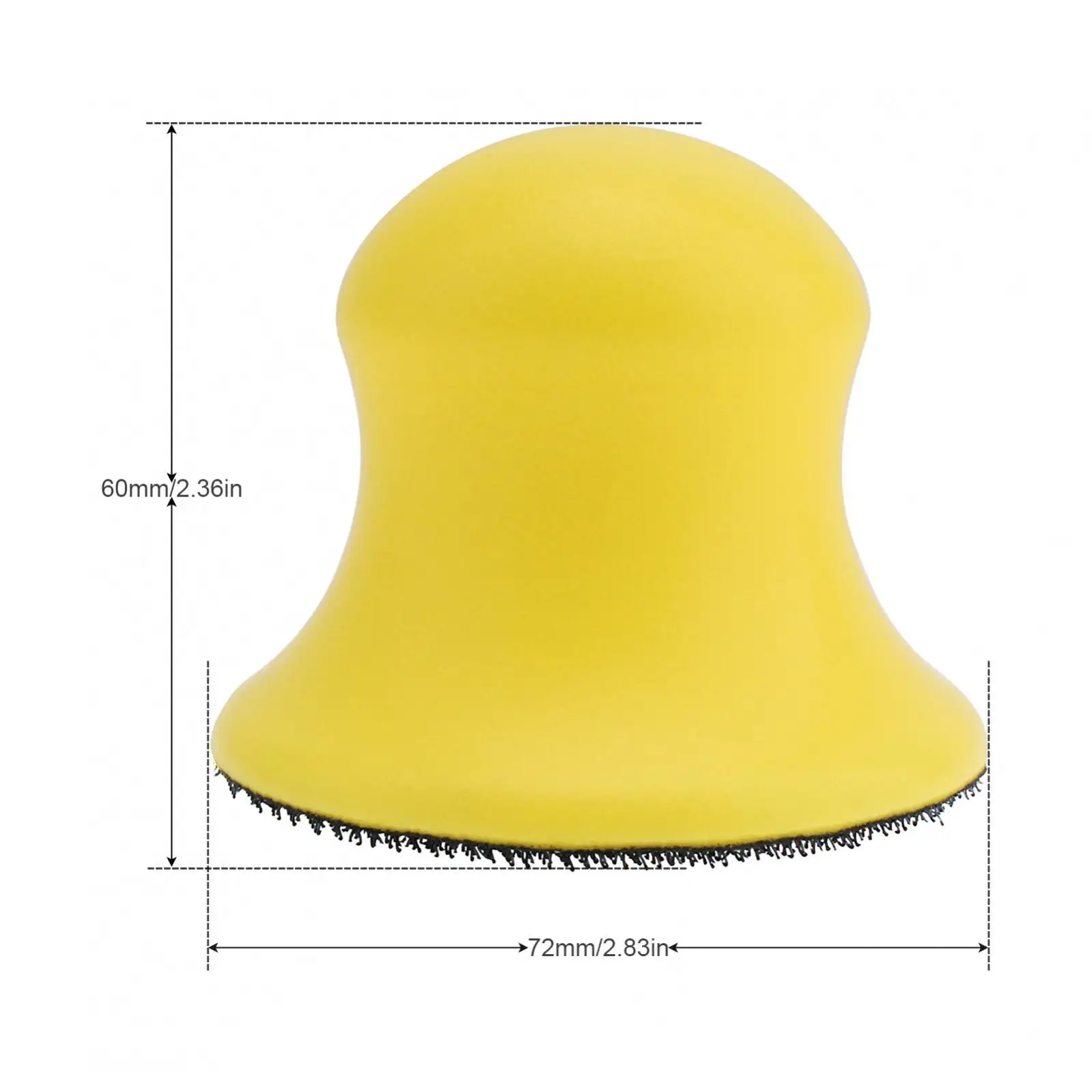 Supporto per disco abrasivo da 3 pollici Supporto per carta vetrata Tampone per lucidatura Blocchi per molatura manuale per la lavorazione del legno Strumento di lucidatura manuale
