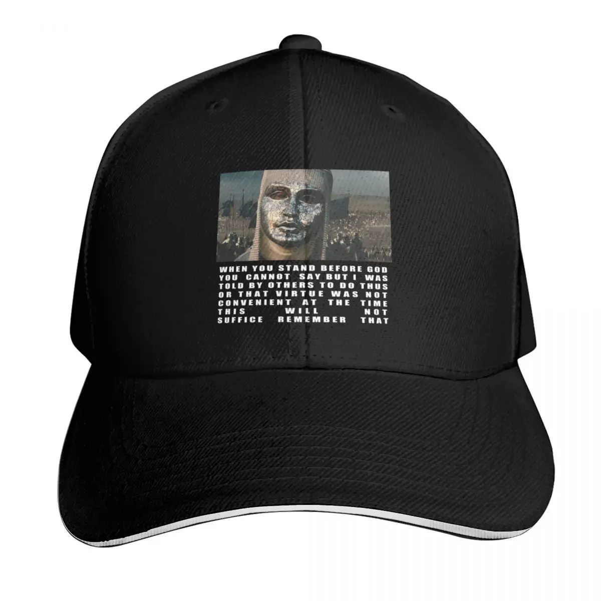 King Baldwin IV of Jerusalem Quote Baseball Cap Luxury Man Hat Luxury Hat Rave Golf Women Men's