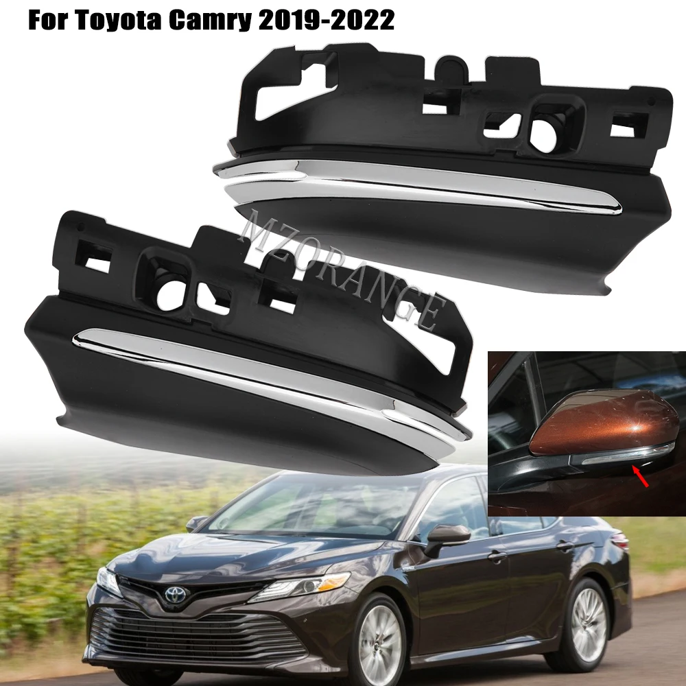 

Rearview Mirror Bottom Cover Trim For Toyota Camry Avalon 2019 2020-2022 Exterior Side Mirrors Lower Cover Cap Car Accessories