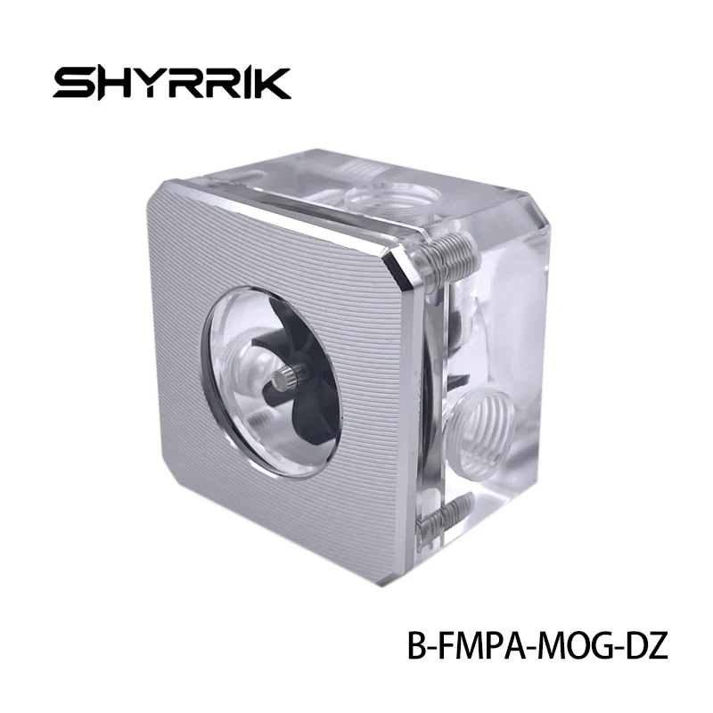 Shyrrik Acrylic Flow Meter G1/4 Thread Water Cooling System Coolant Filter Computer Cooler Fittings 3-Way Holes B-FMPA-MOG-DZ - view 4