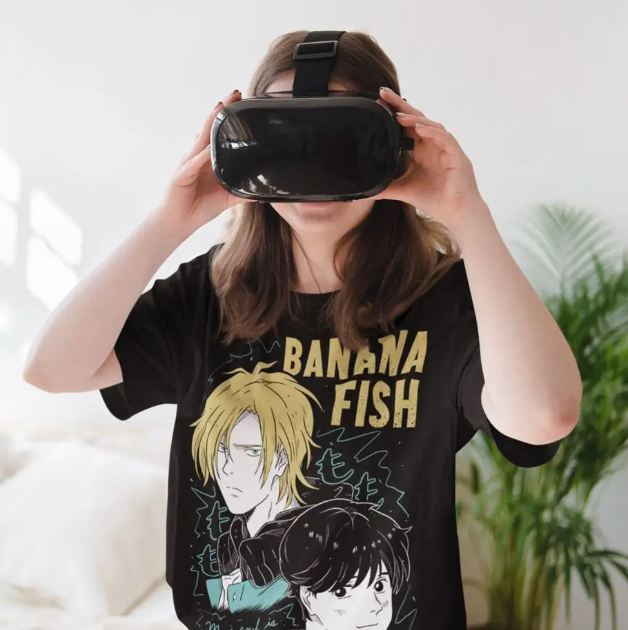 Banana Fish T-shirt Ash Lynx Eiji Okumura Card Anime New Shirt All Size