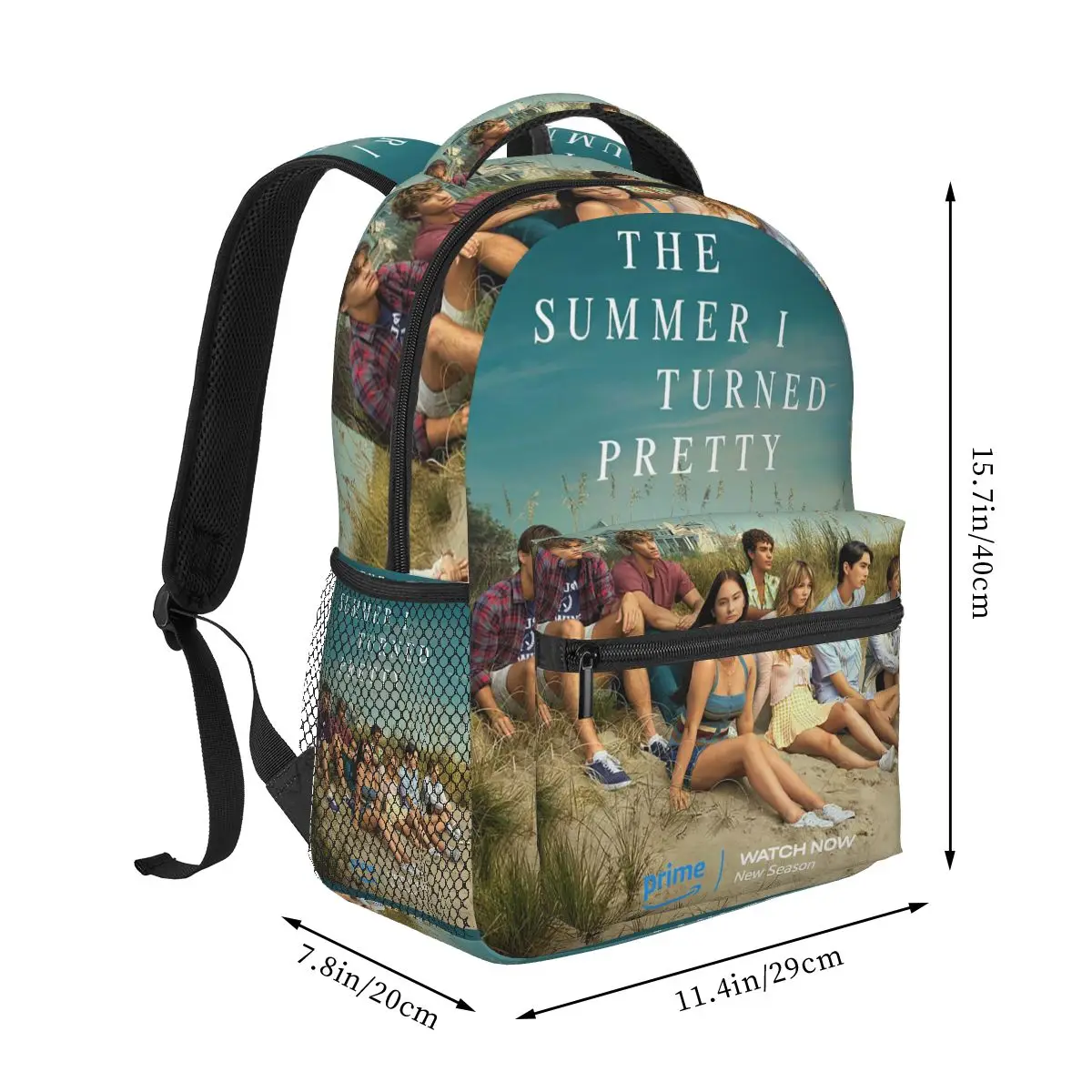 Cousins Beach Tv Show The Summer Turned Pretty Team Conrad Belly Jeremiah Backpacks Bookbag School Bags Rucksack Shoulder Bag