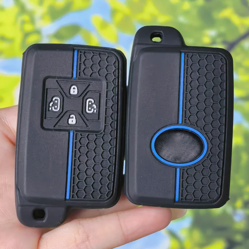 Honeycomb Texture Key Protector Fit Toyota RAV4 2008 Premio Auris Vanguard Estima Alphard Vellfire 4‑Button Card Key