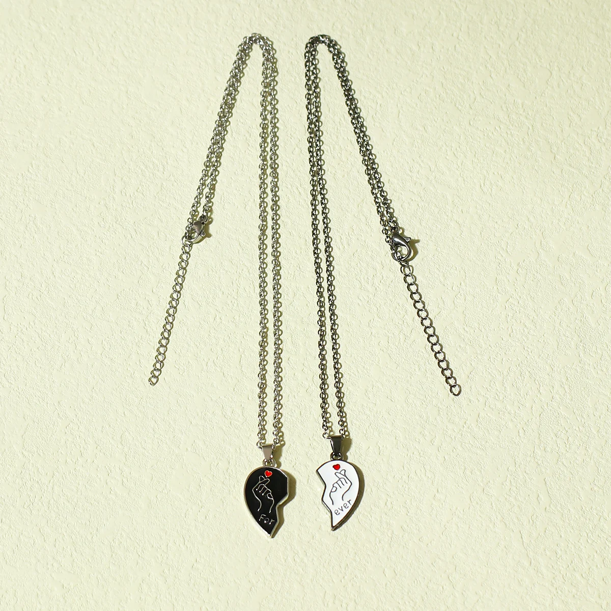 قلادة قلادة للأزواج، الإسورة، المجوهرات، قلب الحب #6