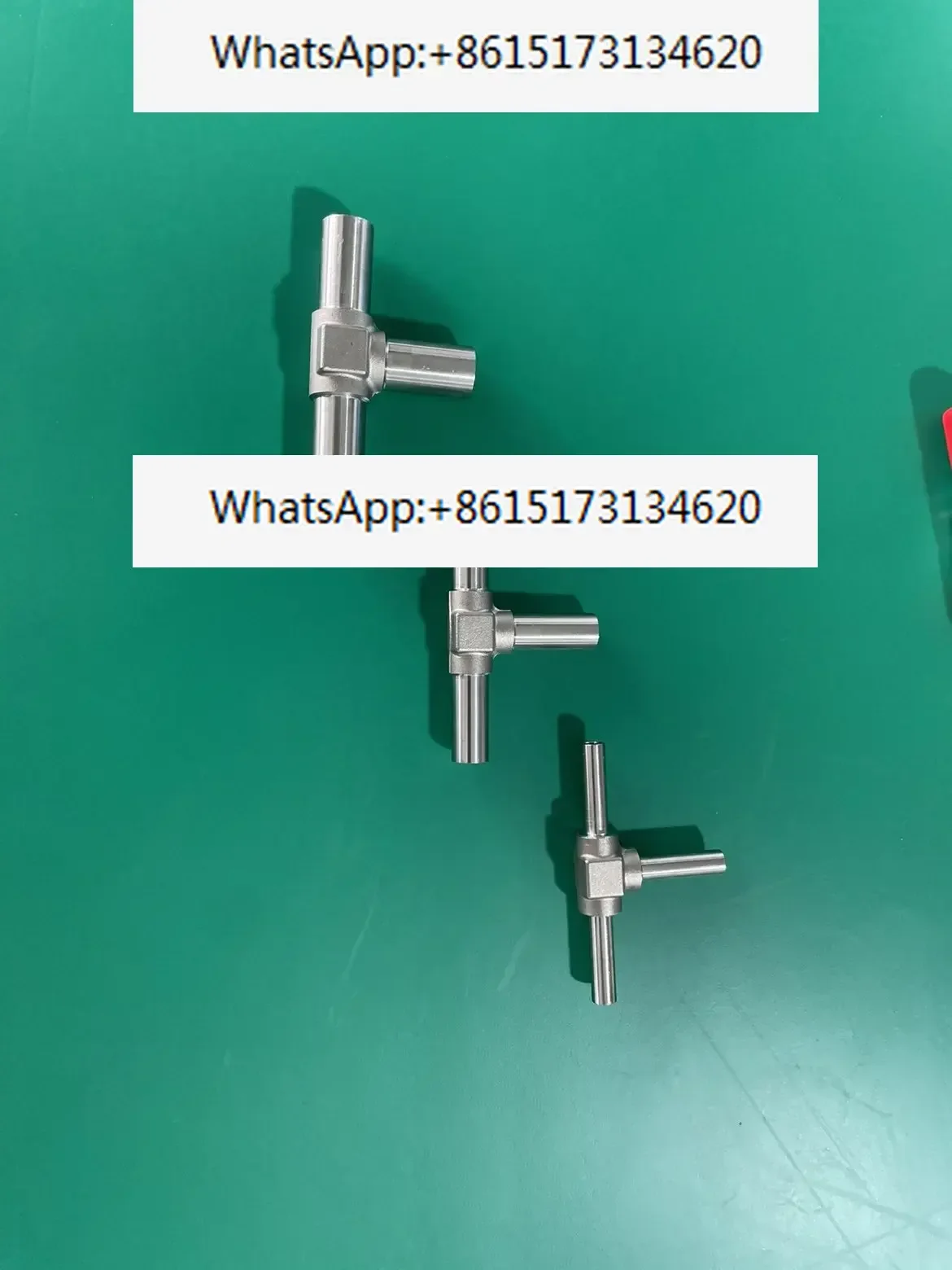 5 pieces 316L stainless steel automatic welding type reducing joint micro welding tee elbow BA reducer