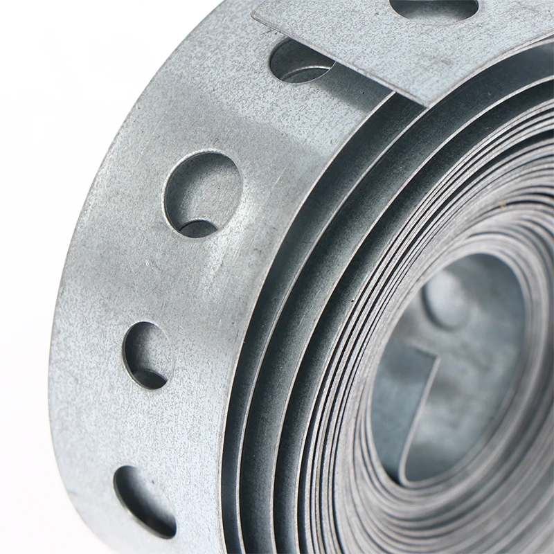 1 Roll 3Meter*18mm Galvanized Steel Tape Hanger Strap Pre-Punched Multi-Slot Metal Tape Easy To Install