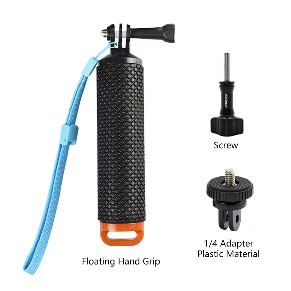 Schwimmender Handgriff Wasserdichter Auftriebsstab für GoPro Hero 13 12 11 10 9 SJCAM AKASO Insta360 DJI Osmo Action-Kamera Zubehör