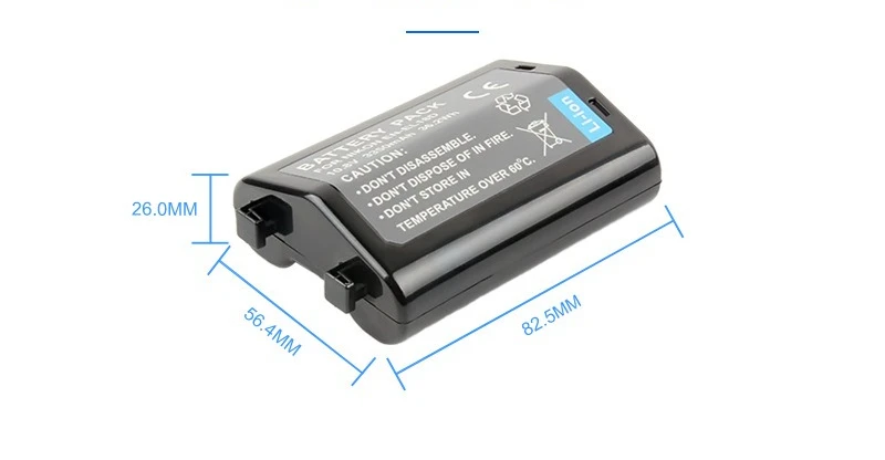 3350mAh EN-EL18d Battery Suitable for Nikon Z9 D6 D5 D850 DSLR Camera D4S D800 D500 High-capacity Camera Battery