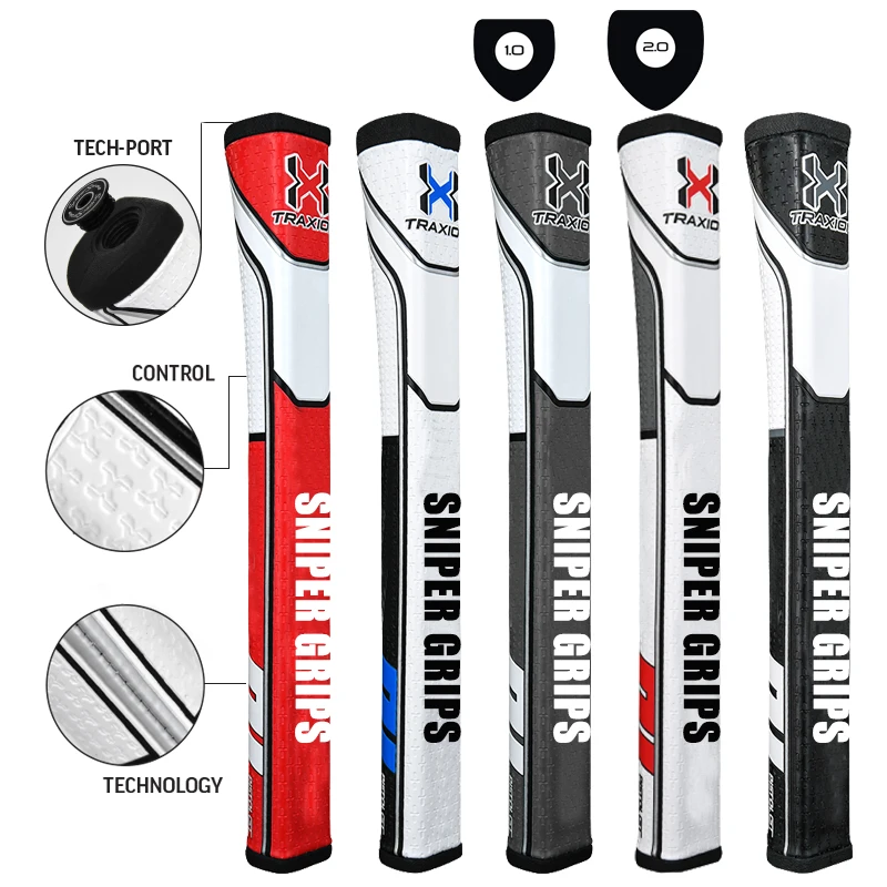 PU Putter Grip,2019 Golf Putter grips tour,Pistol-GT Spyne Technology golf club grips,Pistol contour,Soft Feeling Agarre de golf