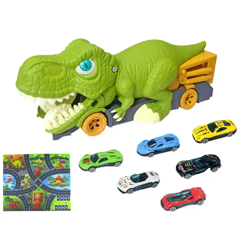 

Toy Truck Kids Dinosaur Toys Engineering Vehicle Model Toy Get Your Child's Attention With Car Swallowing Action Fun And