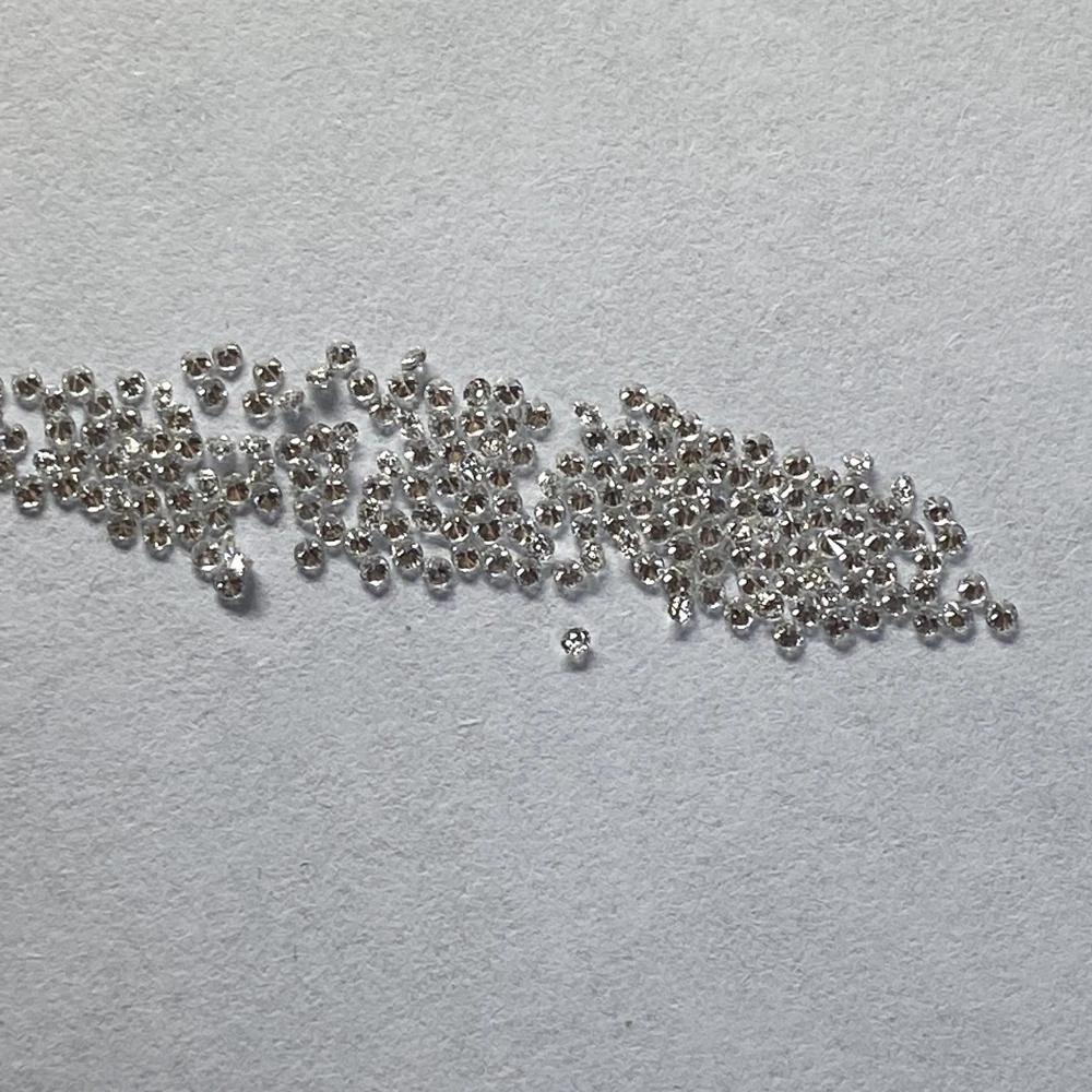 

15pcs 1.7mm Natural Real Diamond FG Color VS Clarity White Round 100% Earth Stone Loose