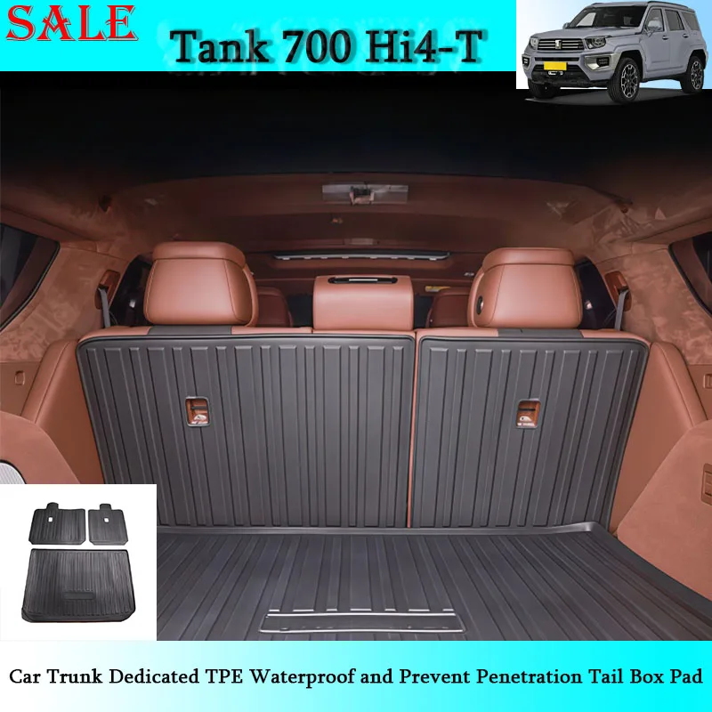

Подходит для бака 700Hi4-T, специальный багажник автомобиля, TPE, водонепроницаемый и предотвращающий проникновение, накладка на хвостовую коробку, автомобильные аксессуары для интерьера