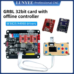 LUNYEE GRBL1.1 Controller CNC3018 supporto per scheda Driver a 3 assi Offline XYZ finecorsa per Router CNC macchina per incidere CNC