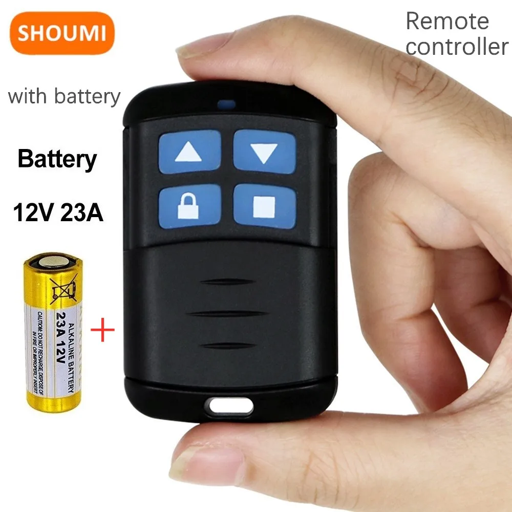 Shoumi 433Mhz 433.92mhz Duplicator Key Remote Control Controller Universal Clone Learning Code Rolling Code For Gate Garage Door