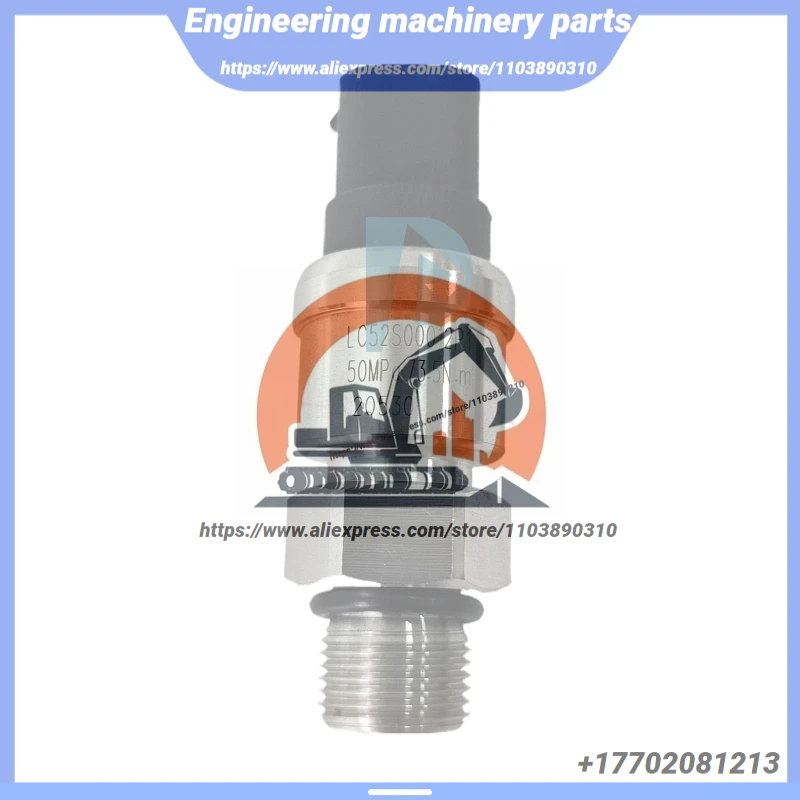 

For SK200-6E High Pressure Sensor LC52S00012P1 LS52S00015P1 YY52S00033F1 Excavator