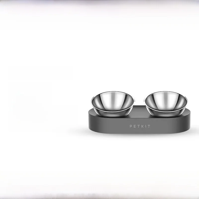 

Регулируемая двойная миска из нержавеющей стали для собак, миска для воды для домашних животных, защита позвоночника, товары для мелких животных, миска для кормления