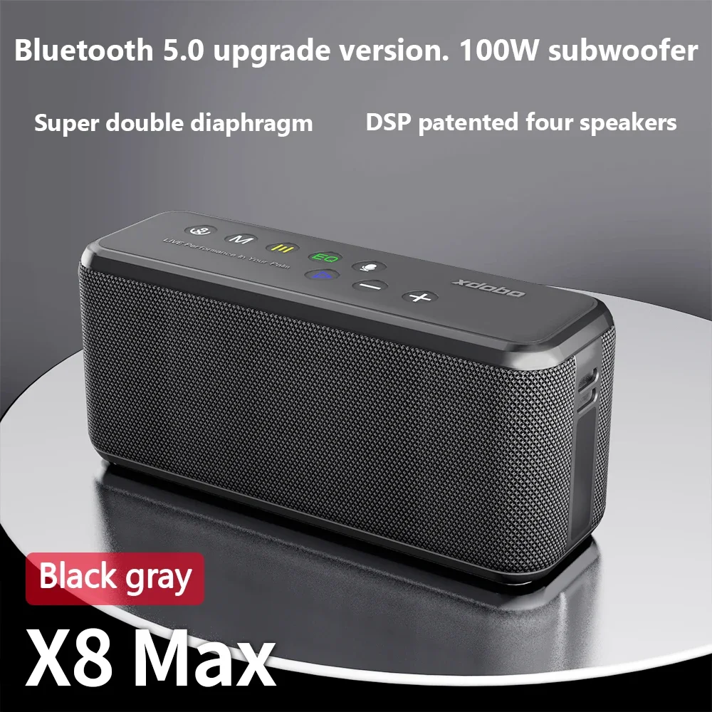 

Xdobo X8 Max 100w Loudspeaker Boombox Stereo Bass Subwoofer Wireless Waterproof Blue Tooth Portable Profesionall Speaker