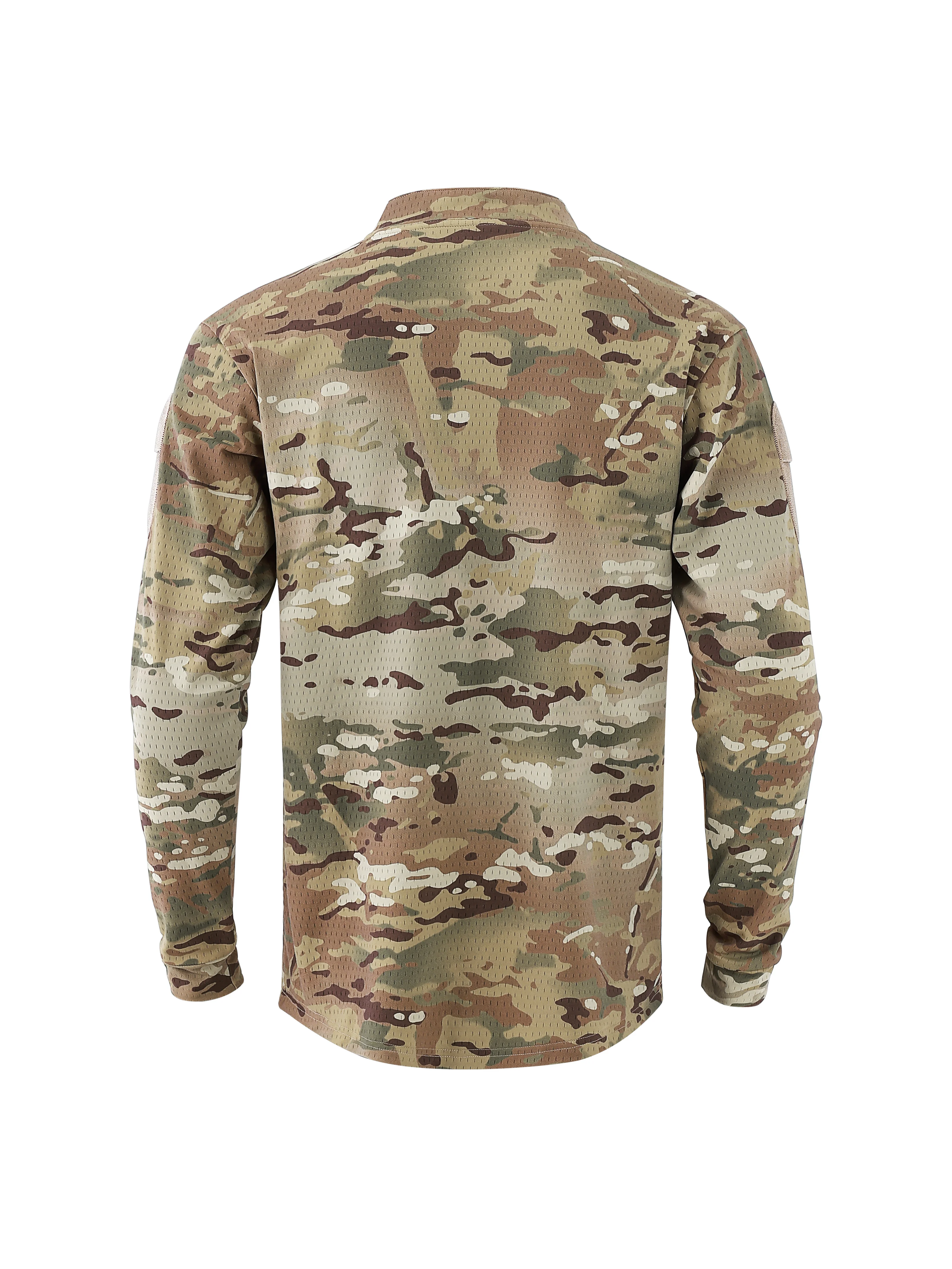 شيكينغيرز سرعة نمط الرجبي قميص سريعة الجافة التكتيكية طويلة الأكمام تي شيرت CAG الحب