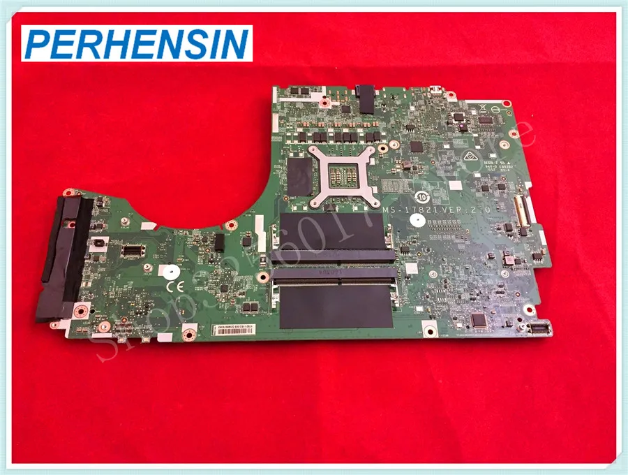 

For MSI GT72 GT72S 6QE 2QD Laptop MOTHERBOARD MS-17821 MS-1782 SR2FQ i7-6700HQ REV 2.0 100% WORK PERFECTLY