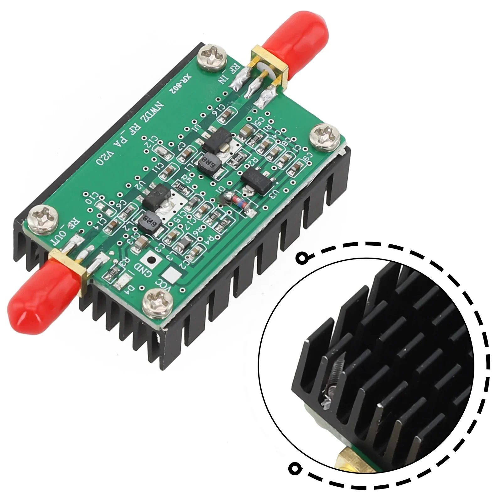Imagem -05 - Amplificador de Potência rf de 2mhz700mhz 3w hf Vhf Uhf Transmissor fm Banda Larga Amplificador de Potência rf para Rádio Amador Rádios de Ondas Curtas Peça