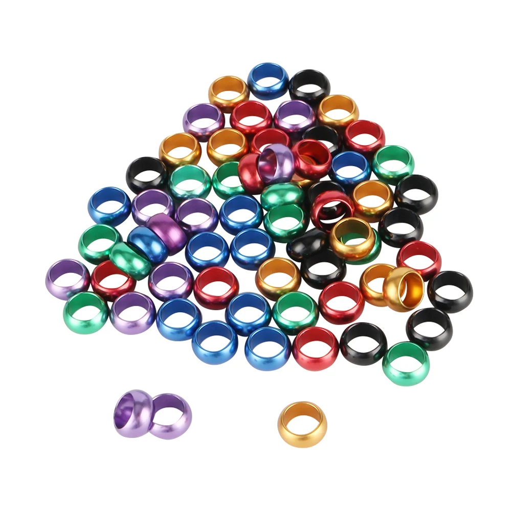 30PCS Bird Aluminium Foot Ring Inner Diameter 8mm/10mm Pigeons Parrot Bird Outdoor Flying Training Identification Race Supplies