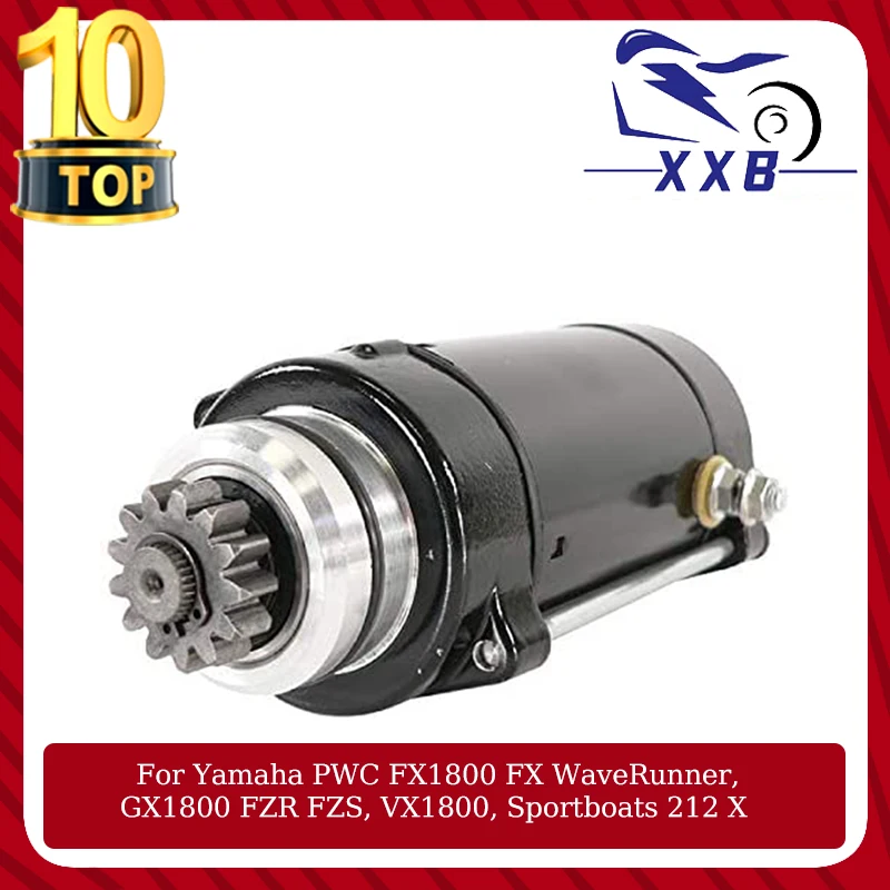 

410-54142 Starter For Yamaha PWC FX1800 FX WaveRunner, GX1800 FZR FZS, VX1800, Sportboats 212 X -XAT1100 6S5-81800-00-00