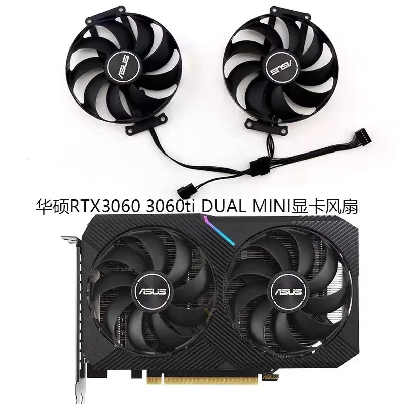 Cooling Fan for ASUS RTX3050 and RTX3060TI DUAL MINI OC V2 Graphics Card